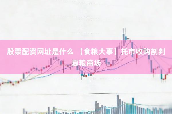 股票配资网址是什么 【食粮大事】托市收购剖判夏粮商场